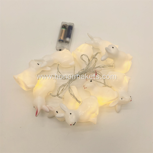 10PCS Bunny String Lights